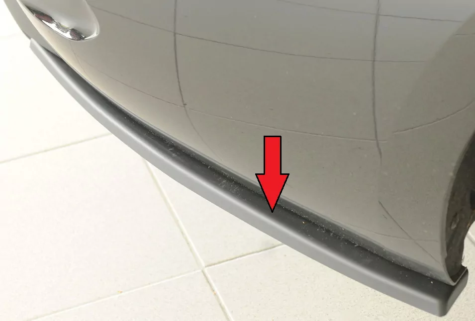 Rieger Heckschürzenansatz seitlich rechts matt schwarz für Seat Leon (KL) 5-tür. (ST/Sportstourer) 09.20-06.24 (bis Facelift)