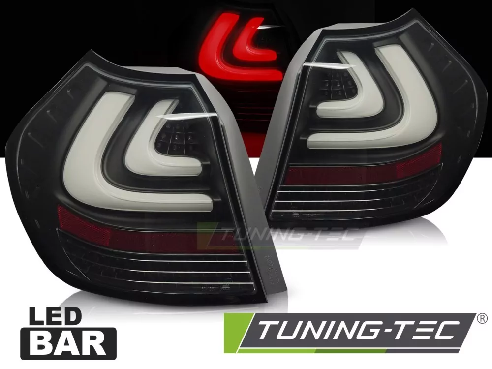 Led Bar Tail Lights Smoke Black Fits Bmw E87/e81 04-08.07