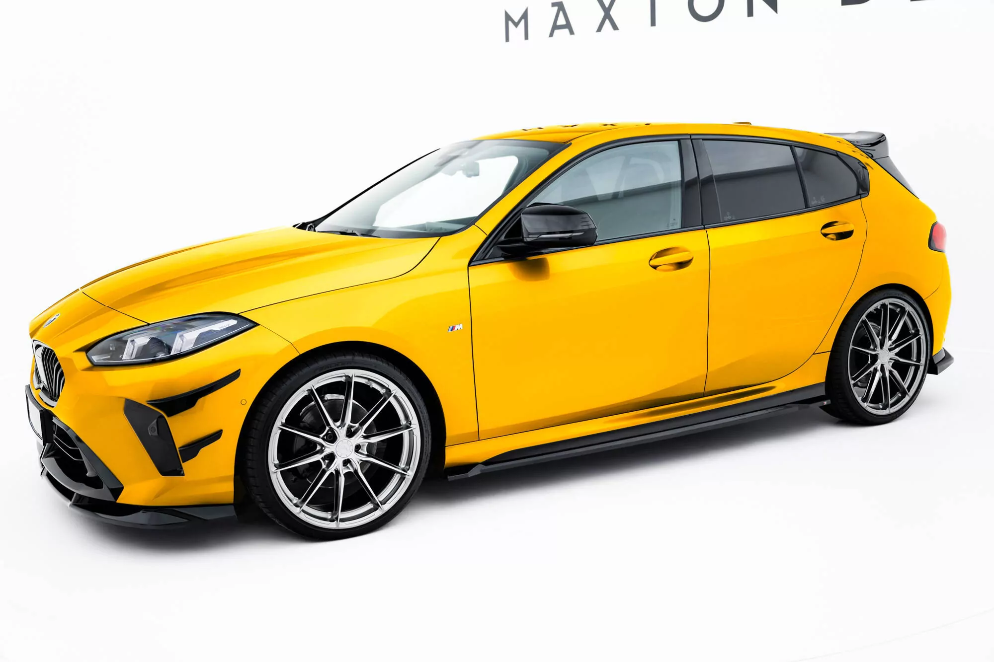 Seitenschweller Ansatz Für V.3 Für BMW M135i / 1 M-Paket F70 Schwarz Hochglanz