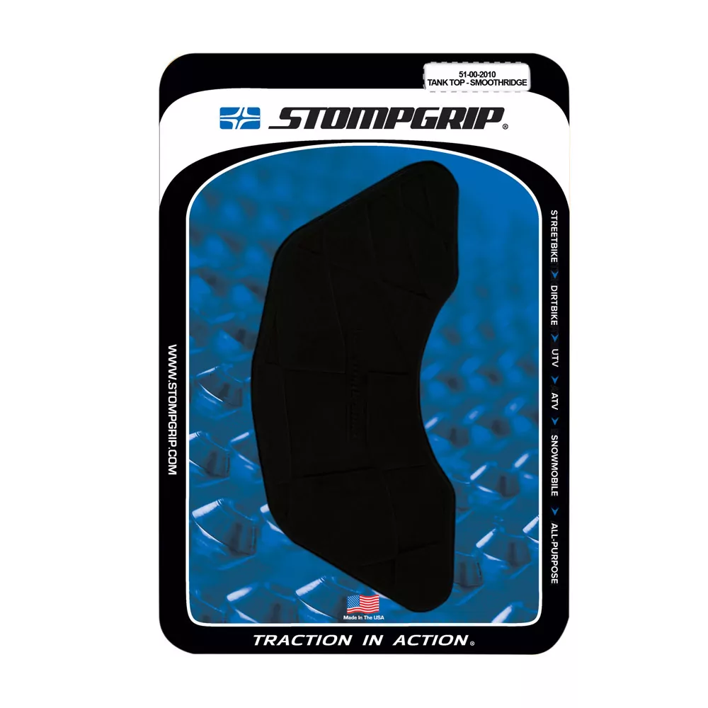 Stompgrip Traction Pad Smoothridge Universal Tank Top (1 Stück) ca. 76 mm x 200 mm Schwarz