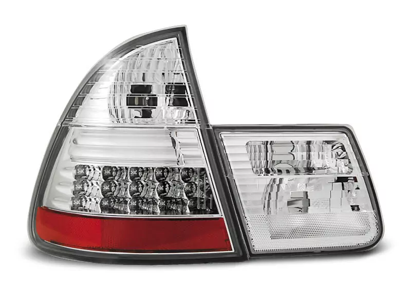 Led Tail Lights Chrome Fits Bmw E46 99-05 Touring