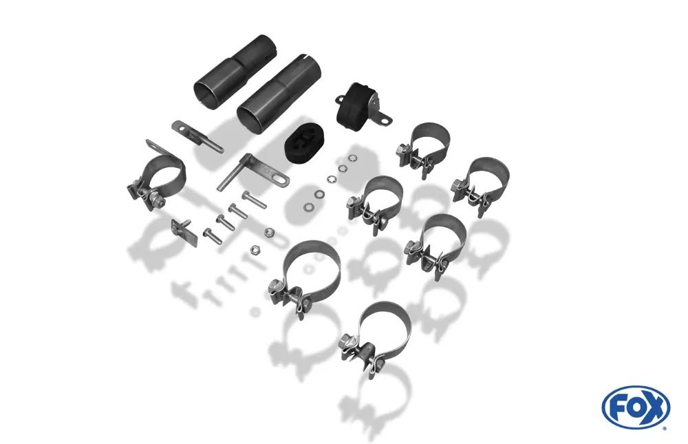 VW Golf IV  Endschalldämpfer Ausgang rechts/links Ø63,5mm - 2x76 Typ 13 rechts/links