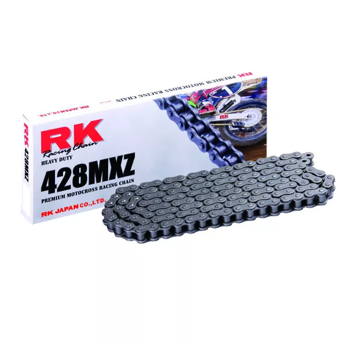 RK-Antriebskette 428MXZ, 132 Glieder, offen mit Clipschloss