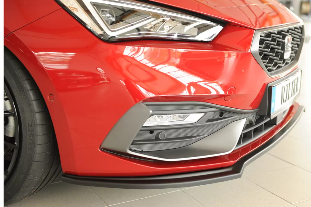 Rieger Spoilerschwert matt schwarz für Seat Leon (KL) 5-tür. (Schrägheck) 04.20-