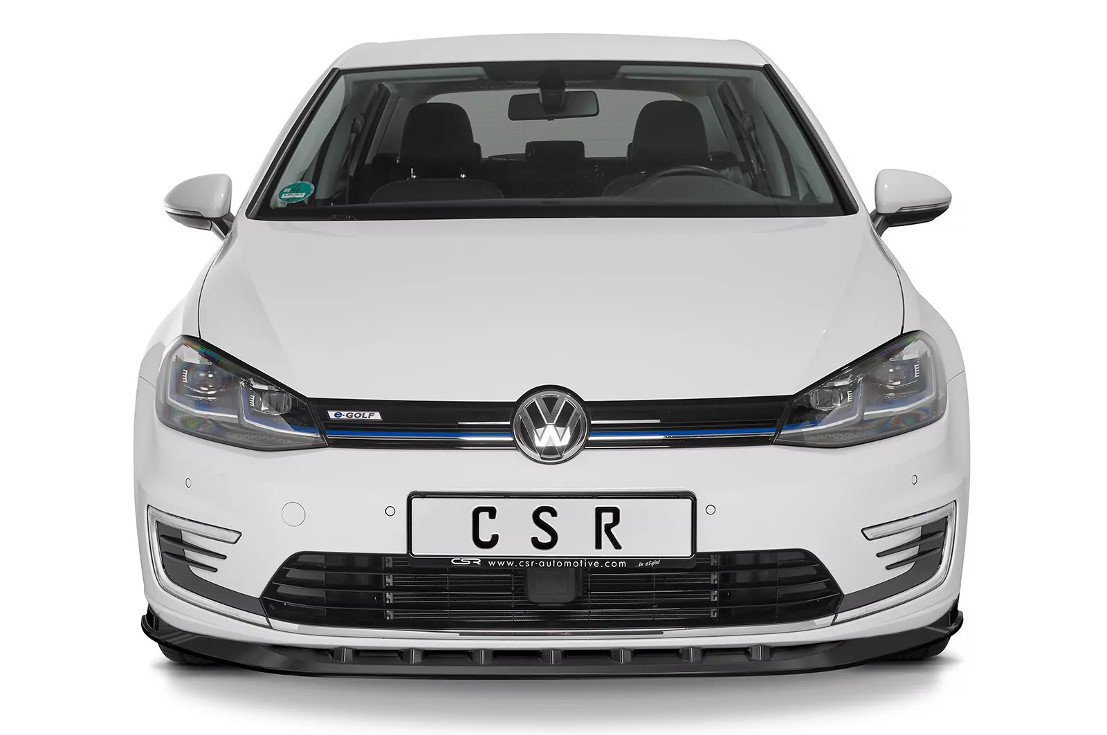 Cup-Spoilerlippe mit ABE für VW e-Golf CSL474 Strukturiert (schwarz matt)