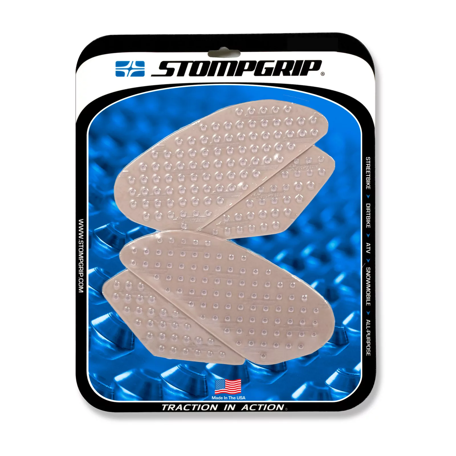 Stompgrip Traction Pad Volcano für Suzuki GSF Bandit 1200 / S 00-06 Klar