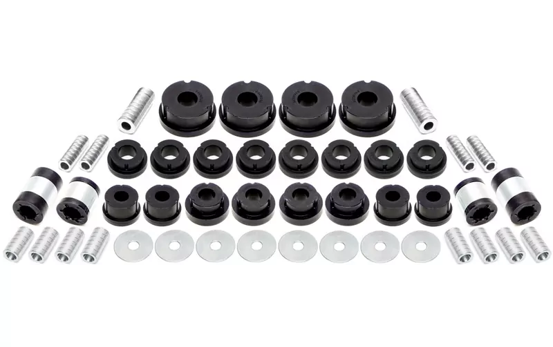 TA Technix PU-Buchsen Kit 46-teilig / Hinterachse / passend für Audi A3 / Q3 / TT / Seat Leon / Altea / Toledo / Alhambra / Skoda Octavia / Superb / Yeti / VW Scirocco / Eos / Jetta / Golf / Touran / Tiguan / Passat / Sharan