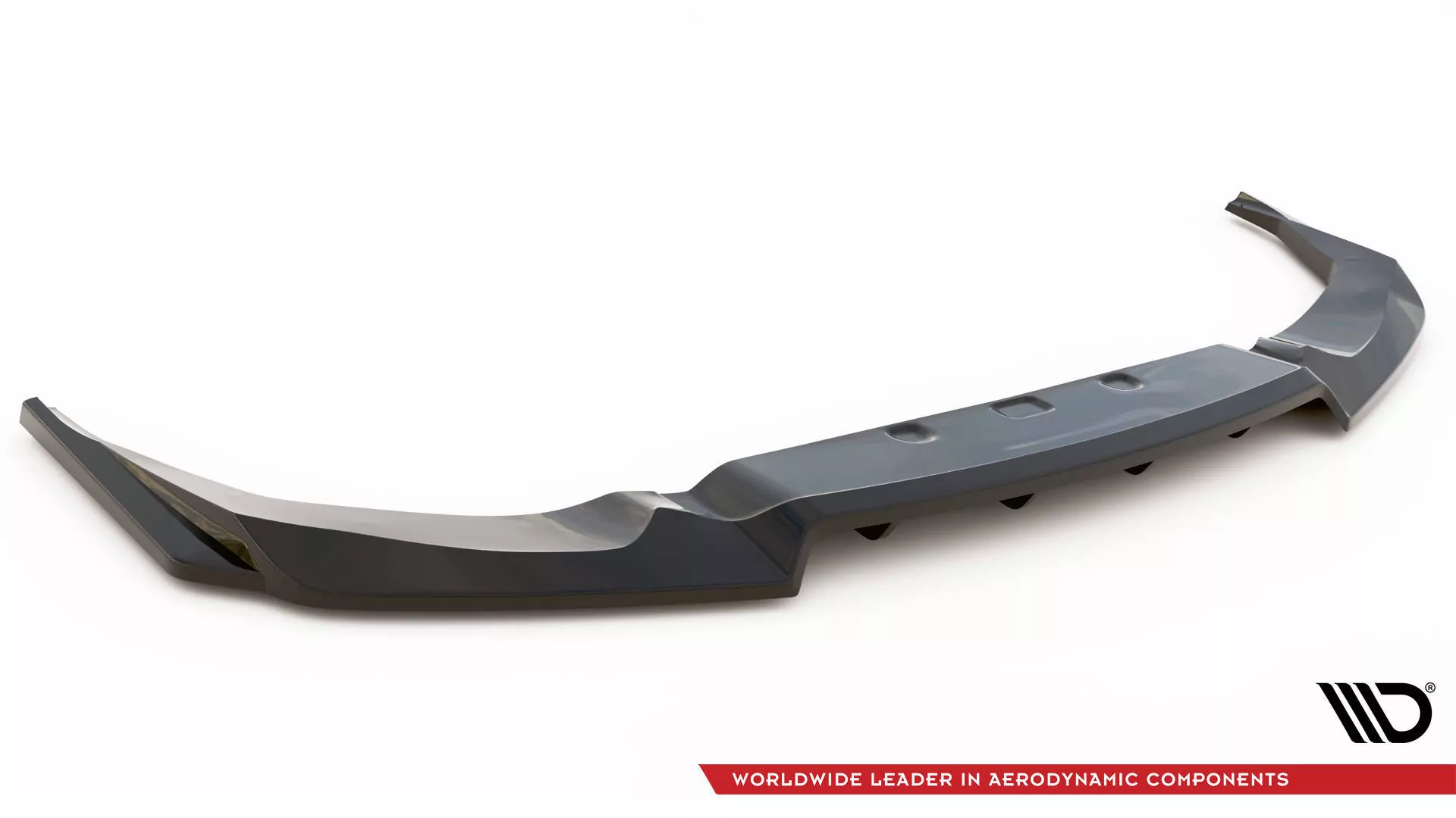 Hinten Splitter (mit Einem Vertikalem Balken) Nissan GTR R35 Facelift Schwarz Hochglanz