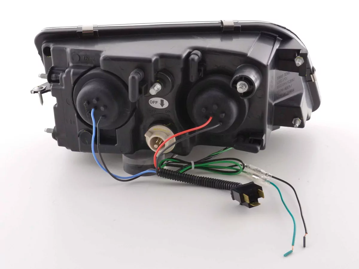 Scheinwerfer Set Daylight LED TFL-Optik Volvo S40/V40 Typ V Bj. 96-04 schwarz