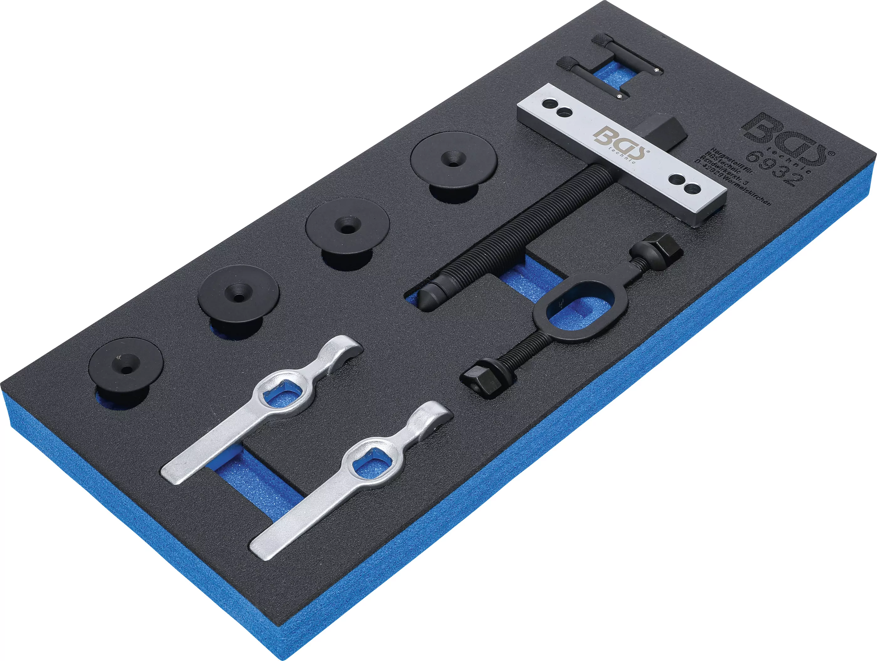 Werkstattwageneinlage 1/3: Differentialkorb-Lager-Abzieher