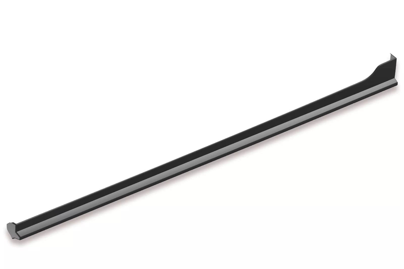 Seitenschweller für VW Polo VI 2G Typ AW Lackierfreundlich (schwarz matt)