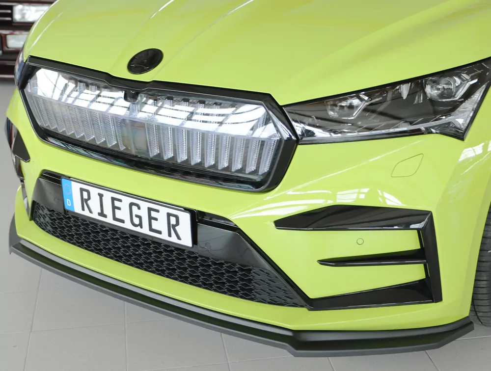 Rieger Spoilerschwert matt schwarz für Skoda Enyaq iV RS (NY) SUV (5AZ) 07.21-