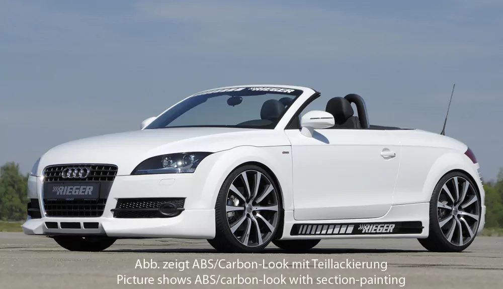 Rieger Seitenschweller rechts    carbon look für Audi TT (8J) Roadster 09.06-