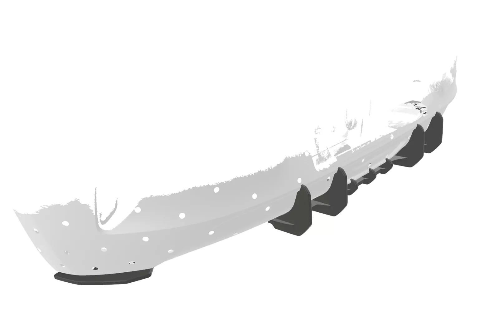 Racing Diffusor / Heckansatz für Opel Corsa F HA364