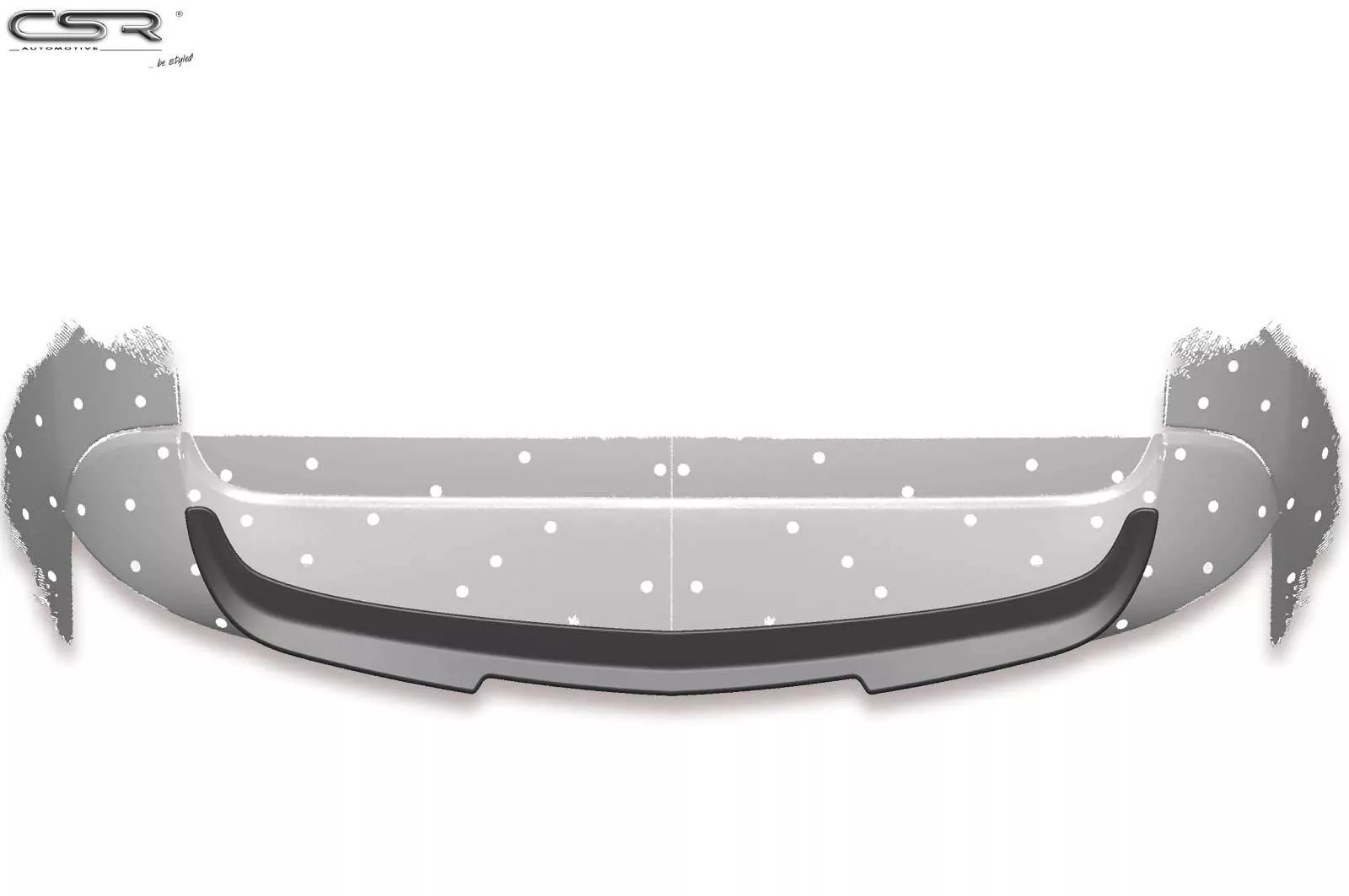 Heckflügel mit ABE für Opel Corsa E OPC-Line HF663-M Carbon Look (matt)