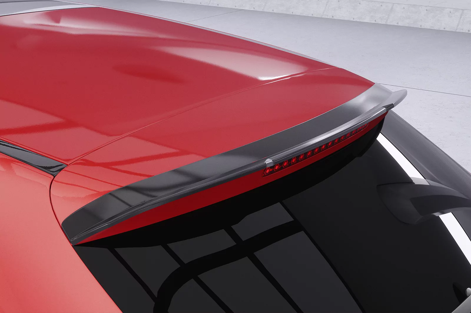 Heckflügel mit ABE für Mercedes-Benz CLA X117 Shooting Brake HF739 Schwarz Strukturiert