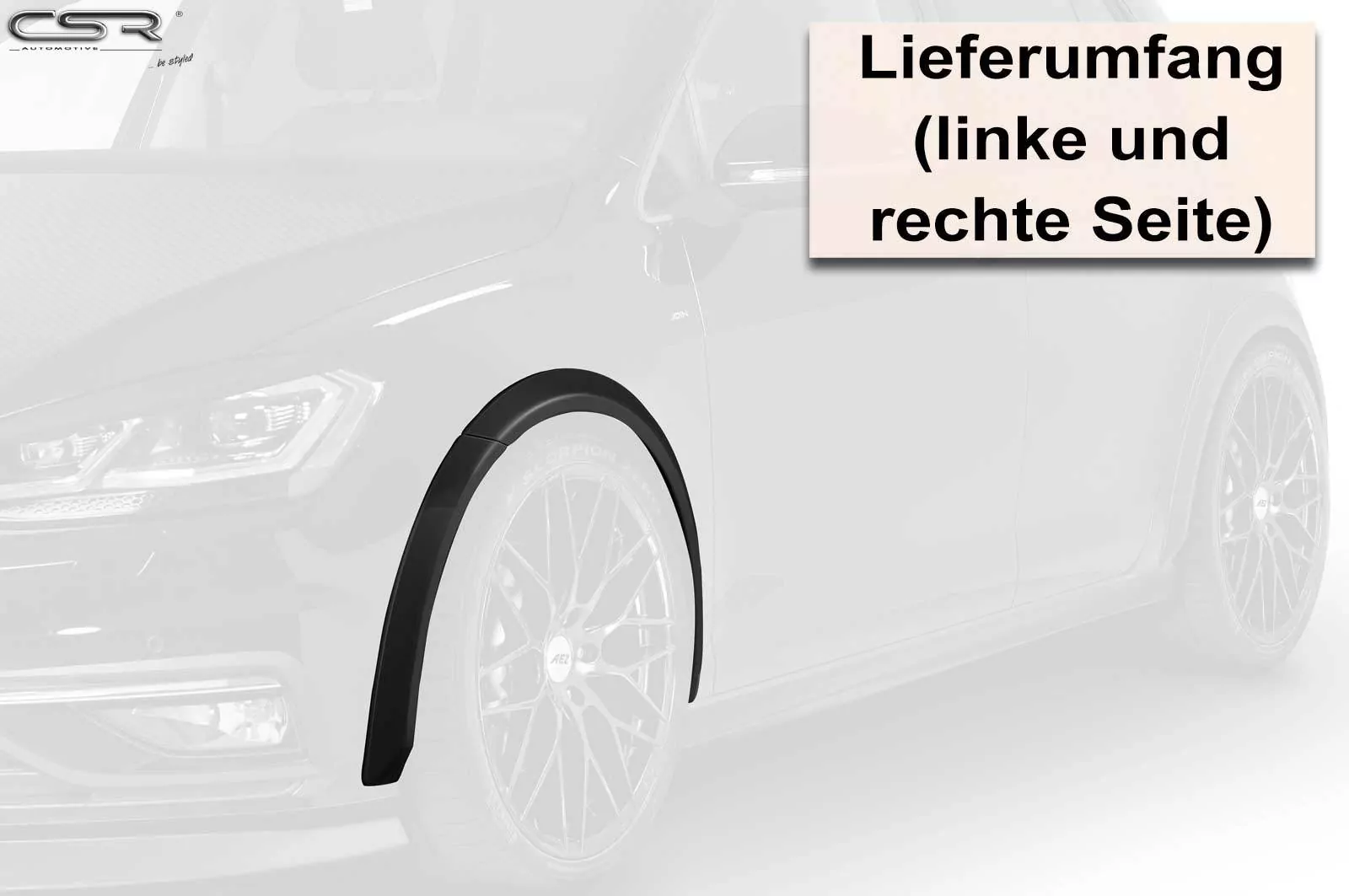 Kotflügelverbreiterung vorne für VW Golf 7 5-Türer VB021