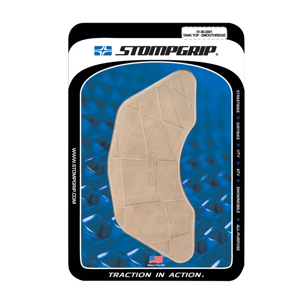 Stompgrip Traction Pad Smoothridge Universal Tank Top (1 Stück) ca. 76 mm x 200 mm Klar