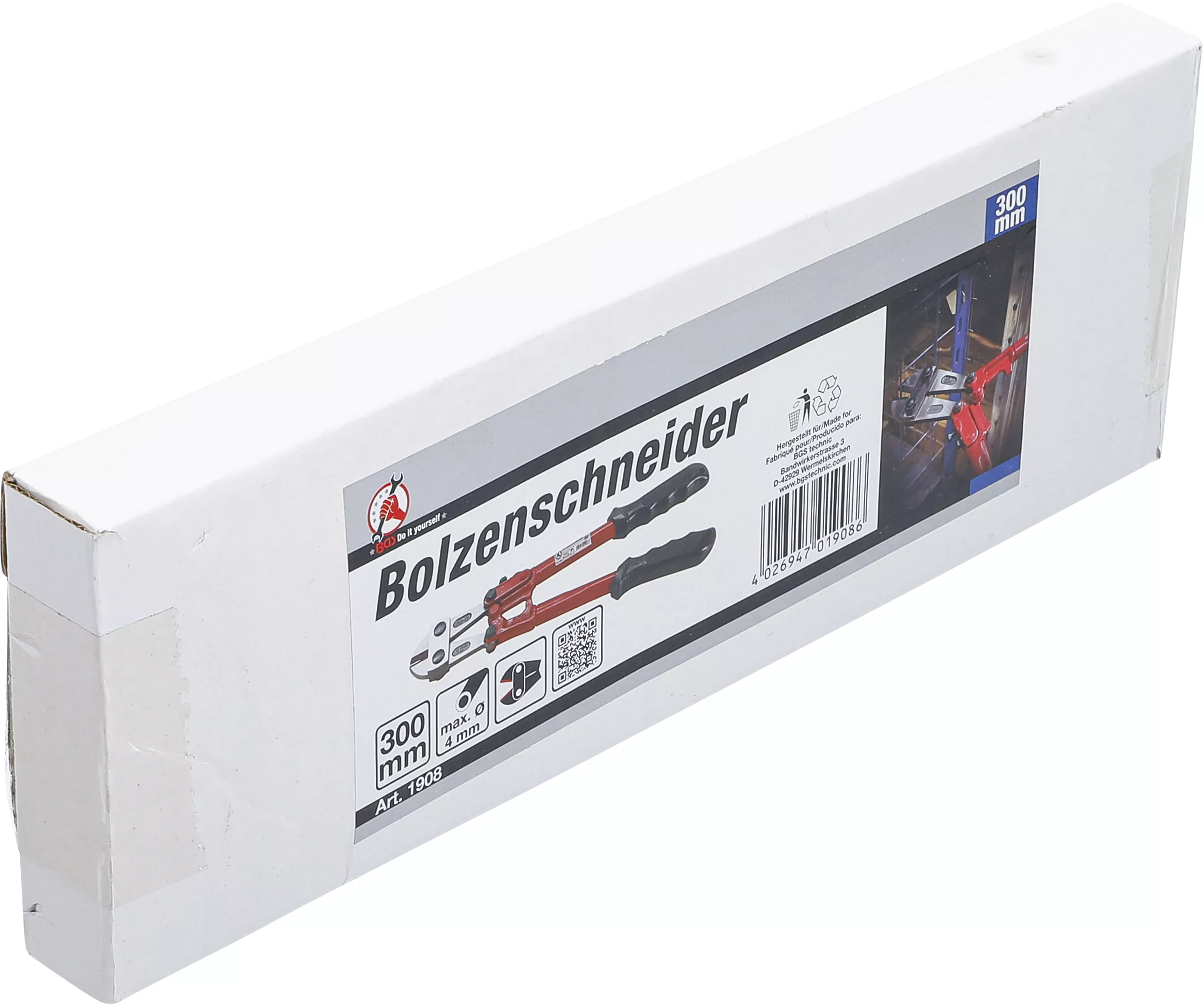 Bolzenschneider mit gehärteten Backen | 300 mm