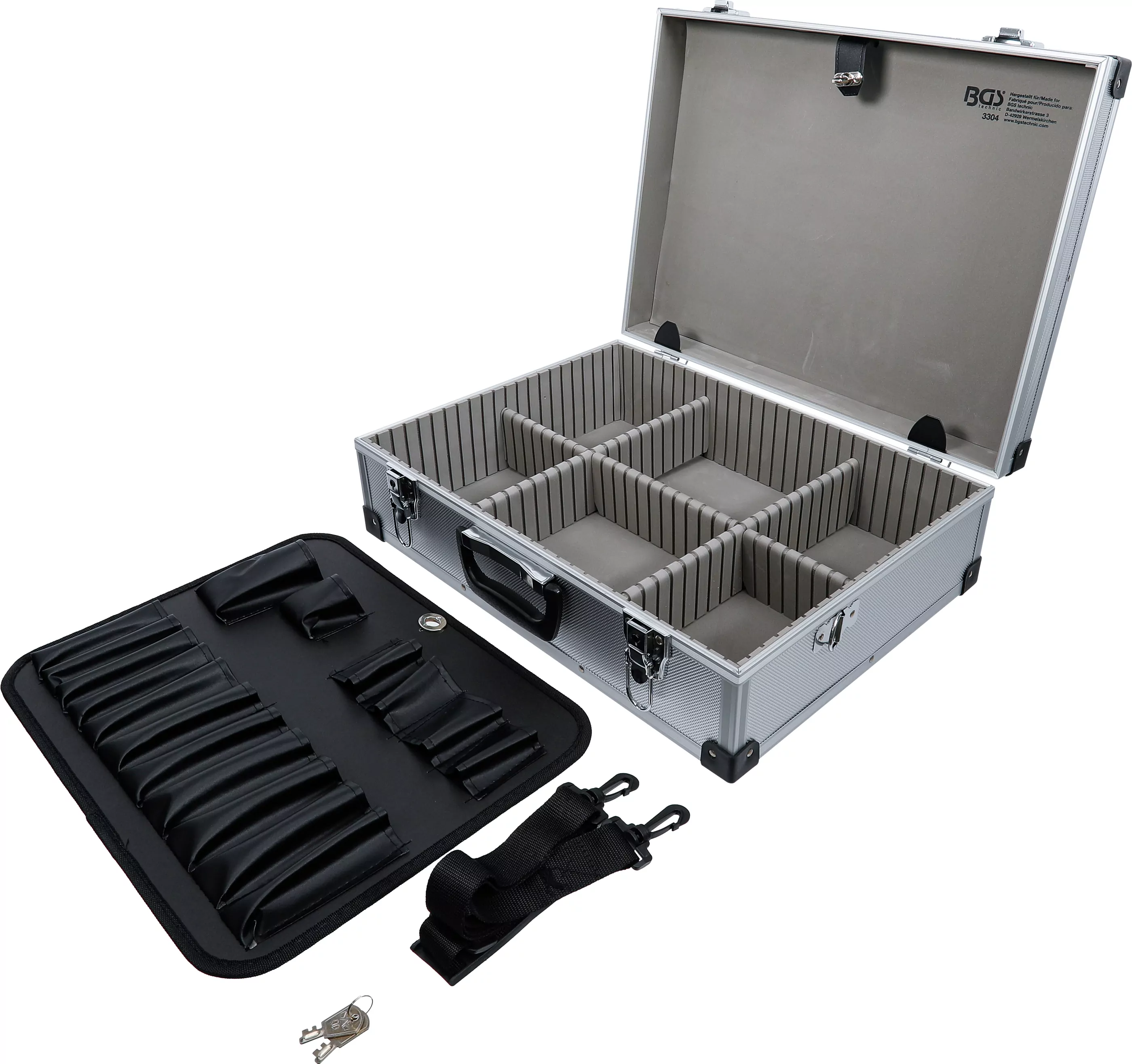 Aluminium Werkzeugkoffer | 460 x 340 x 150 mm