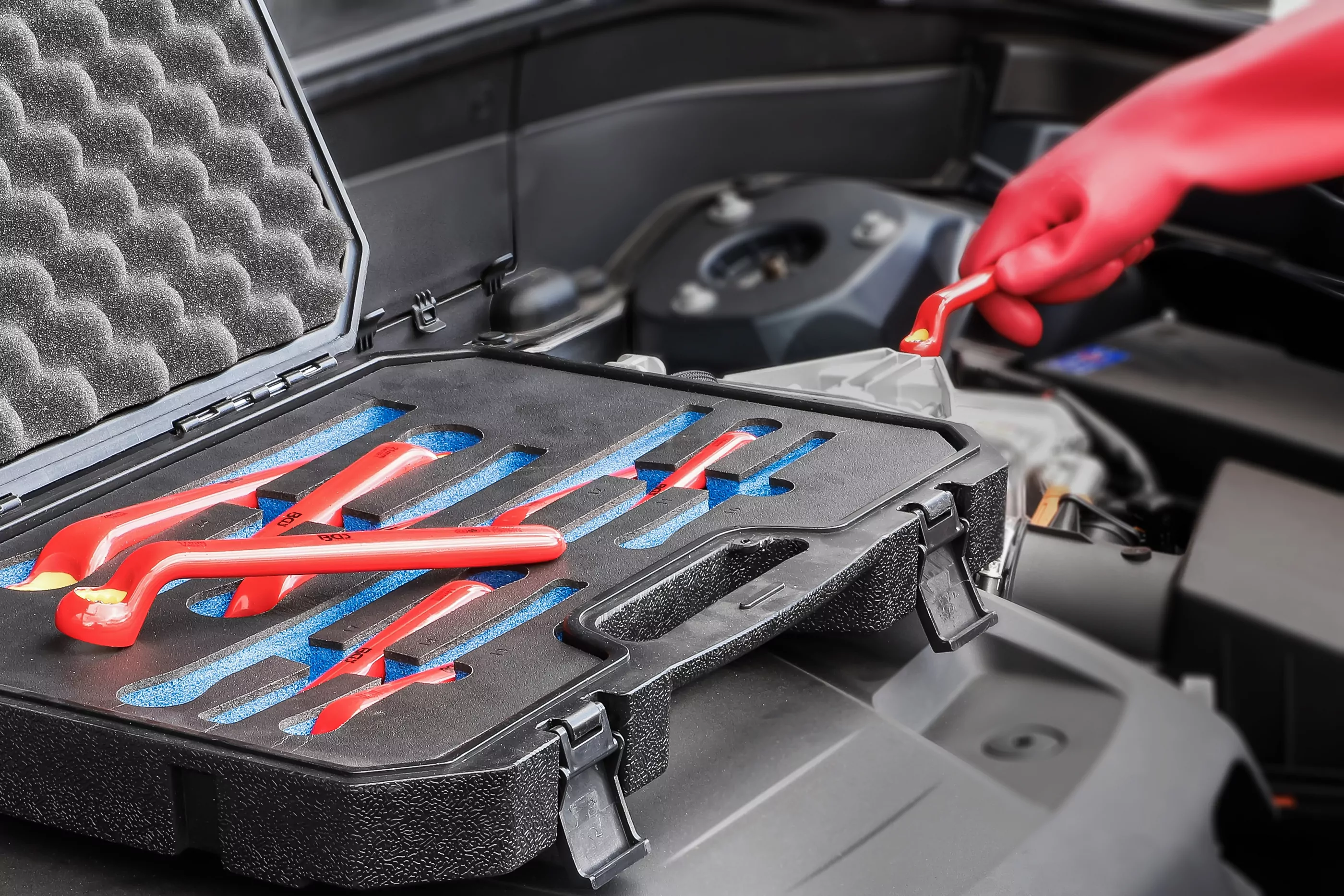 VDE-Ringschlüssel-Satz | tief gekröpft | SW 10 - 24 mm | 9-tlg.