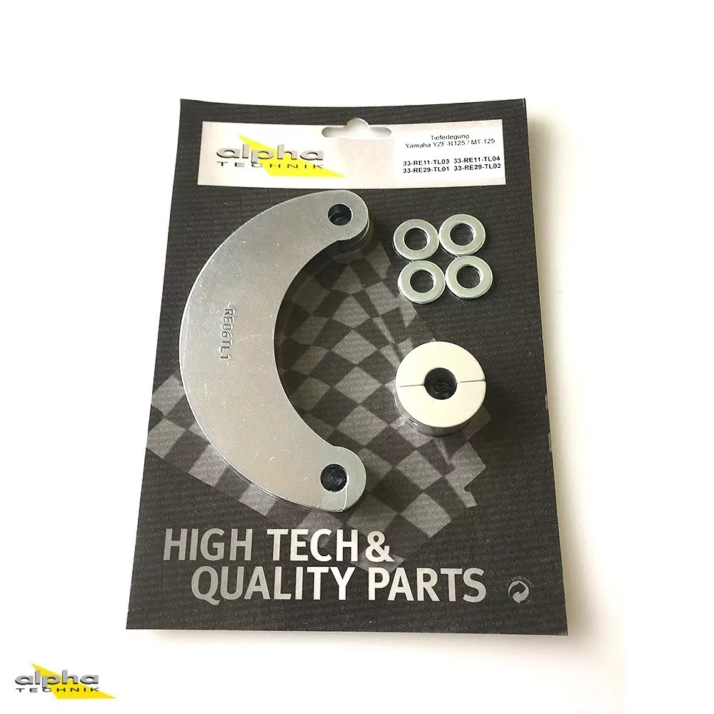 alpha Technik Tieferlegungssatz 30mm für Yamaha YZF-R125 Typ RE11 Modelljahr 2014-