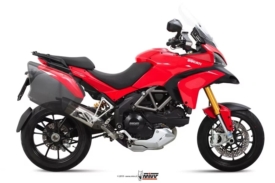 MIVV Suono Edelstahl Ducati Multistrada 1200 ´10/14