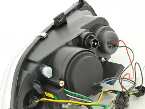 Scheinwerfer Set Daylight LED TFL-Optik Alfa Romeo 156 Typ 932 Bj. 98-02 chrom