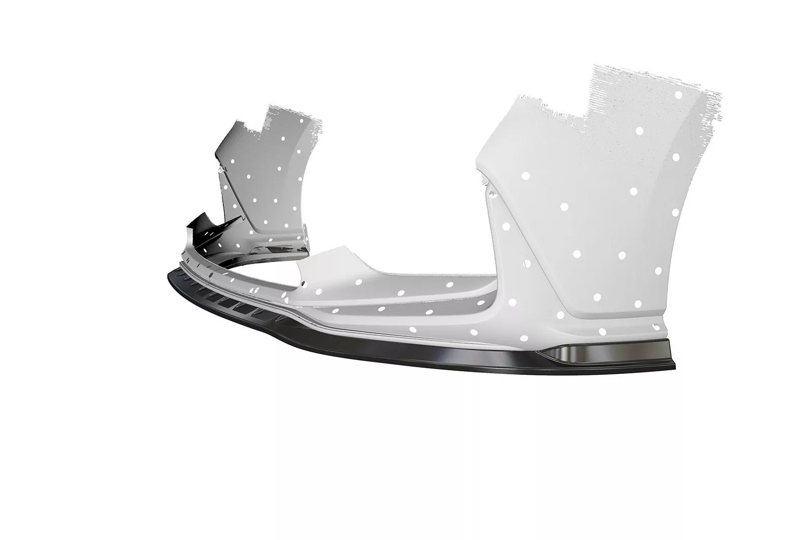 Cup-Spoilerlippe mit ABE für Hyundai I30 N (PD) CSL479-M Carbon Look (matt)