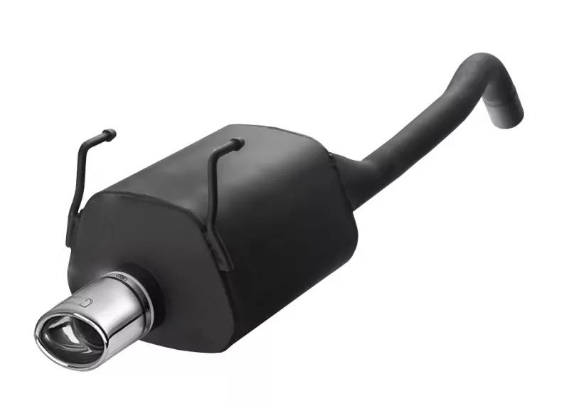 Ulter Sportauspuff für Fiat 500 2007-2015 - 1 Endrohr Oval 120×80