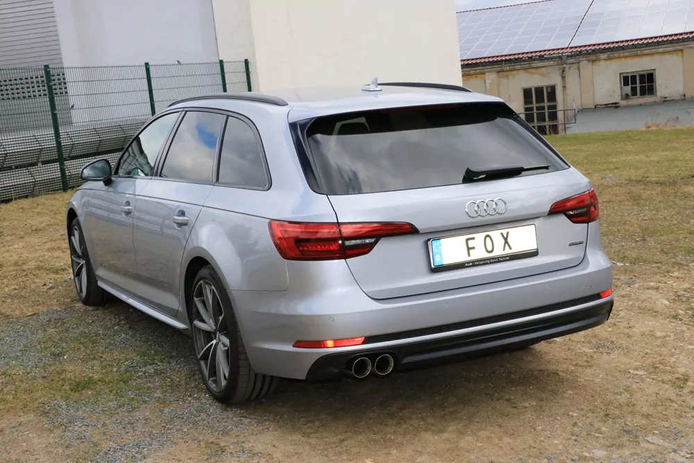 Audi A4 B9 - 3,0l TDI - quattro  Endschalldämpfer - 2x80 Typ 25