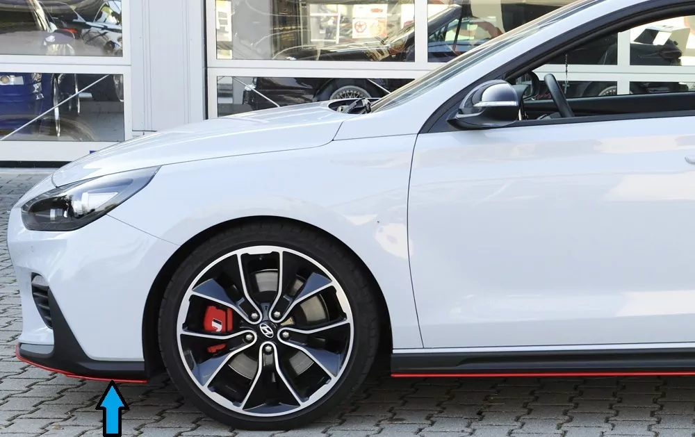 Rieger Spoilerschwert seitlich links für Hyundai i30 N-Performance  (PDE) 5-tür. (Schrägheck) 05.21- (ab Facelift)