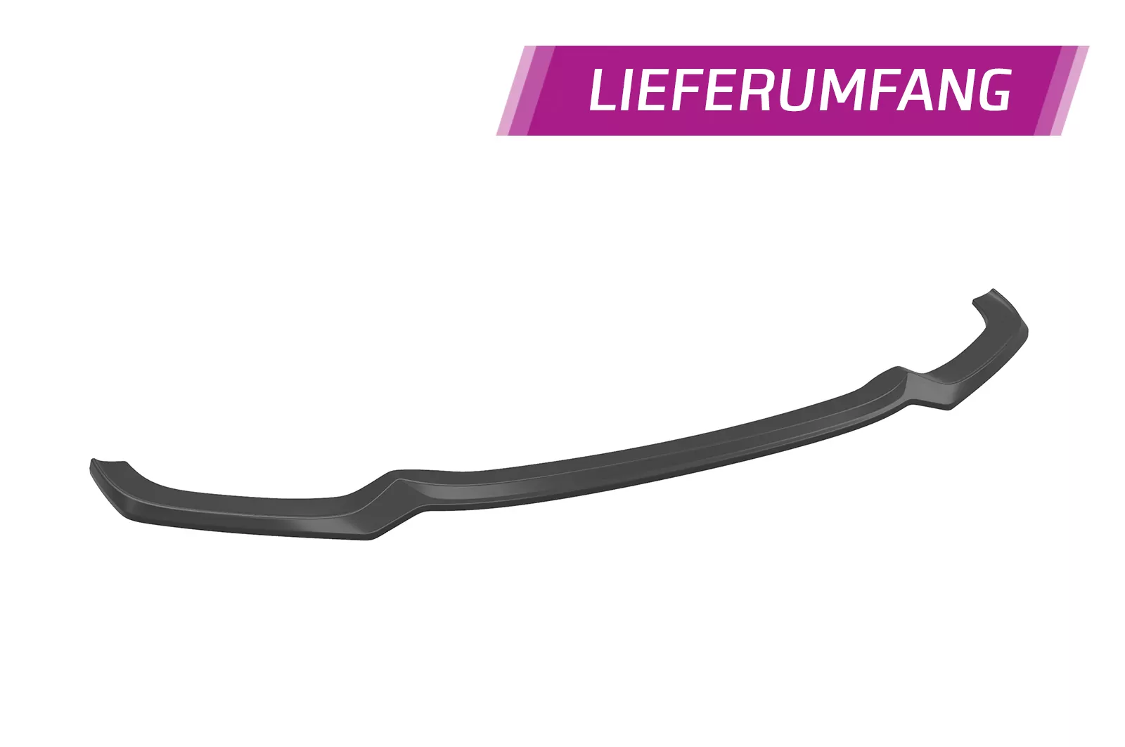 Cup-Spoilerlippe mit ABE für BMW X4 (F26) M-Paket CSL558 Schwarz Strukturiert