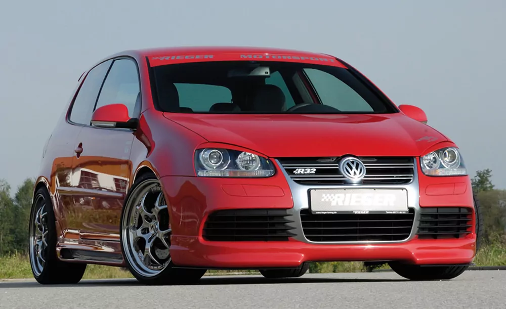 Rieger Spoilerlippe für VW Golf 5 - R32  -> nur für R32 carbon optik