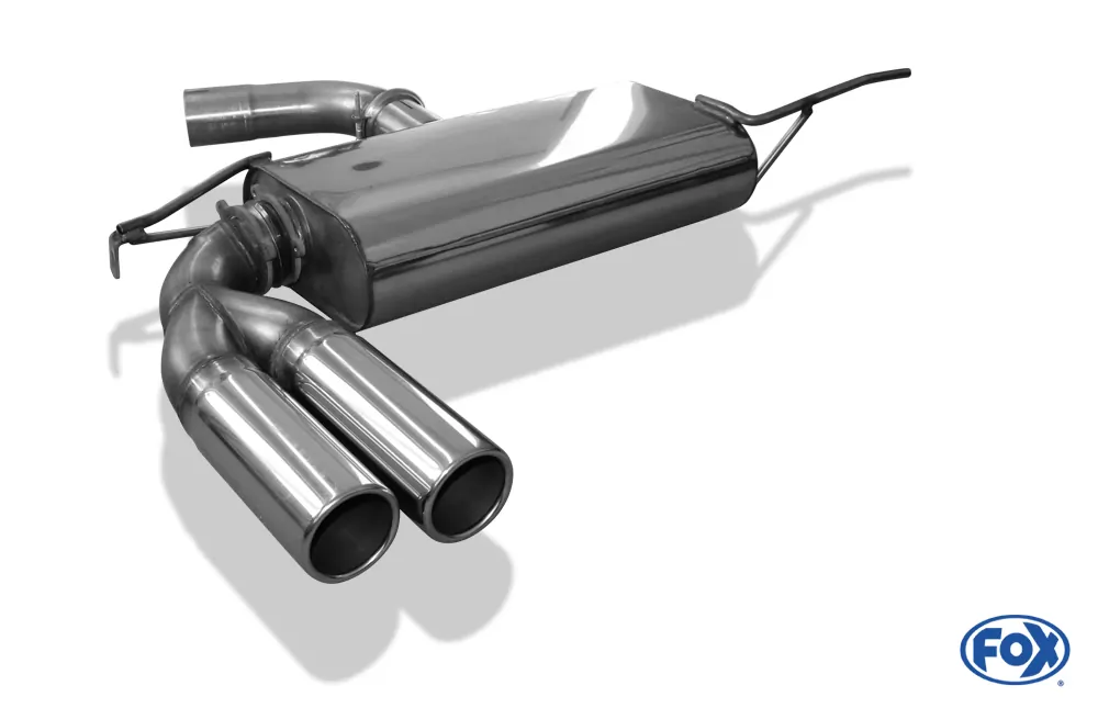 Skoda Yeti 5L - Frontantrieb  Endschalldämpfer - 2x80 Typ 12