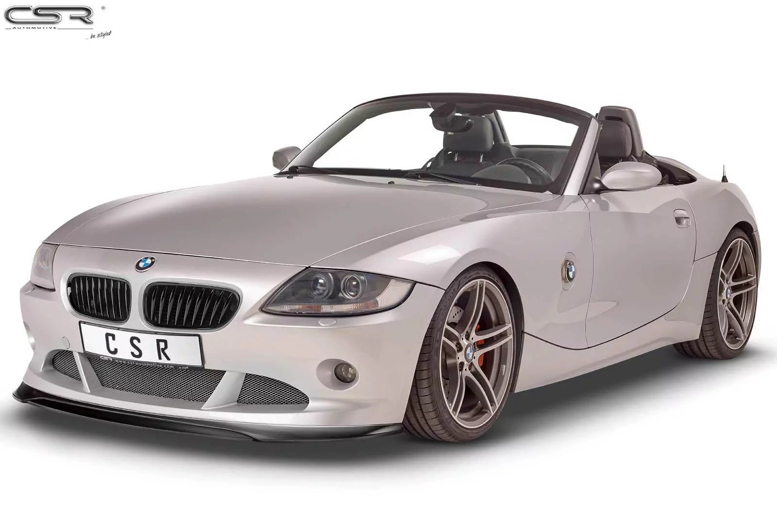 Cup-Spoilerlippe mit ABE für BMW Z4 E85 CSL370-M Carbon Look (matt)