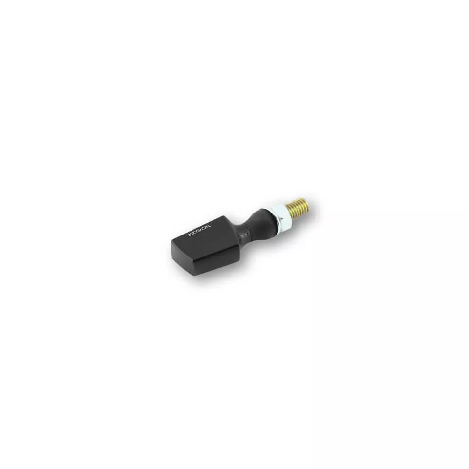 HIGHSIDER Pro Surface LED Blinker Gehäuse Schwarz / Linse Rauchgrau (Paar), Vorn & Hinten
