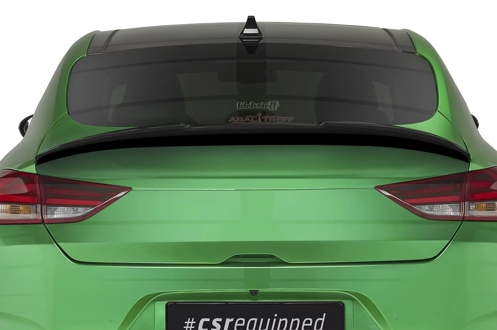 Heckflügel mit ABE für Hyundai i30 N Fastback (PD) HF819 Strukturiert (schwarz matt)