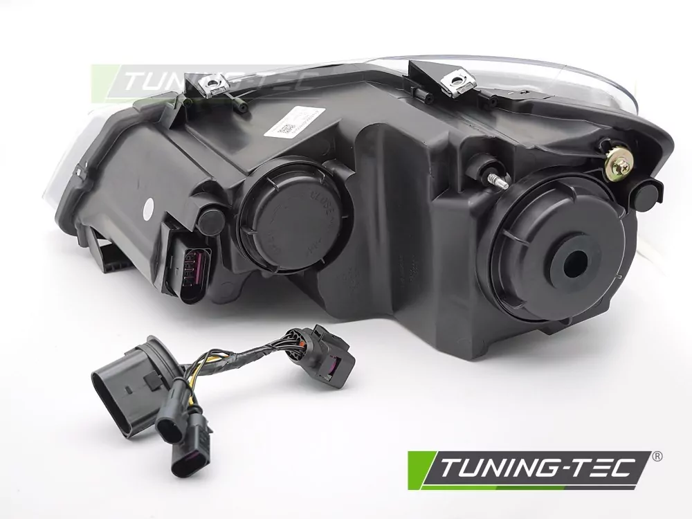 Headlights Black Led Fits Vw Polo V 9-17