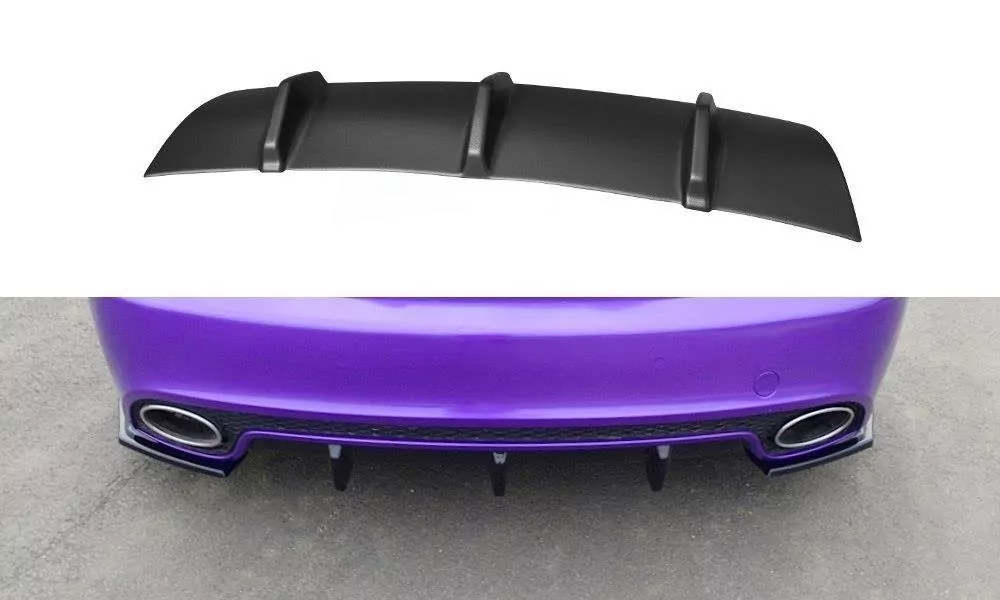 Diffusor Heck Ansatz Passend Für Passend Für Audi RS5 Mk1 8T FL Schwarz Hochglanz Schwarz Hochglanz