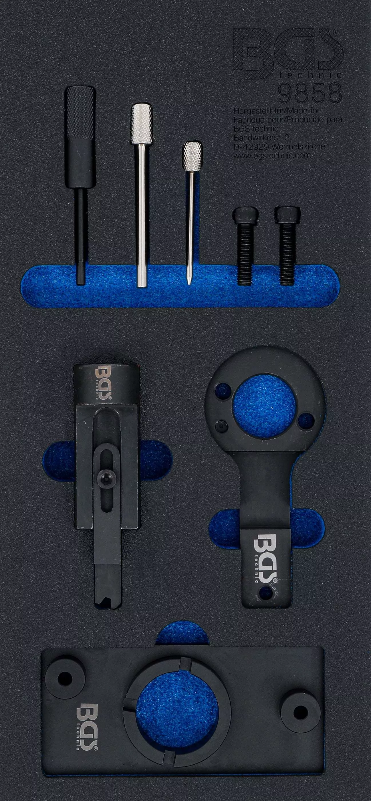 Werkstattwageneinlage 1/3: Motor-Einstellwerkzeug-Satz | für Opel 2.0 CDTi / EcoFLEX