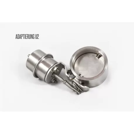 ABGASKLAPPE AR1 CERAMIC "UNTERDRUCK" 89mm  zum einschweißen - funktioniert mit Unterdruck - im Ruhezustand geschlossen