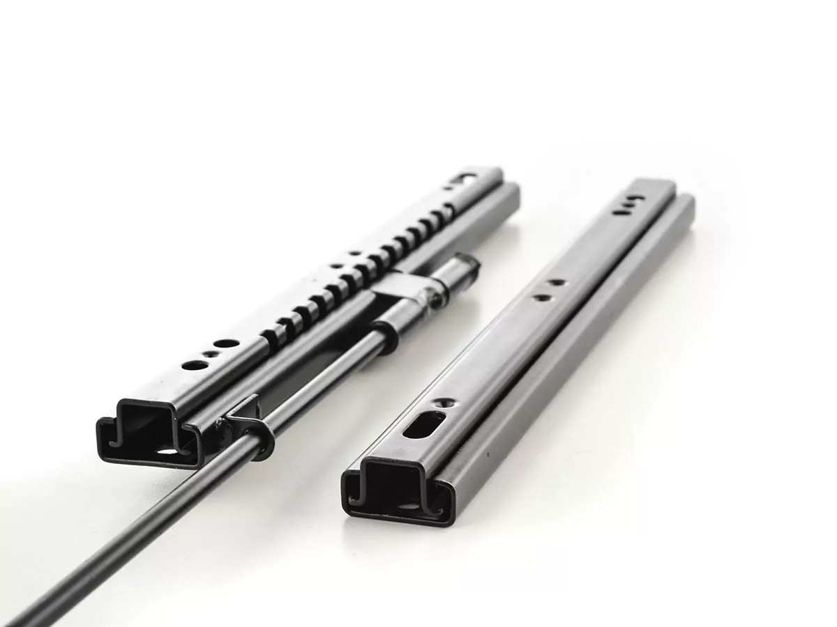 Laufschienen für Oldtimersitze universal mit Verstellhebel