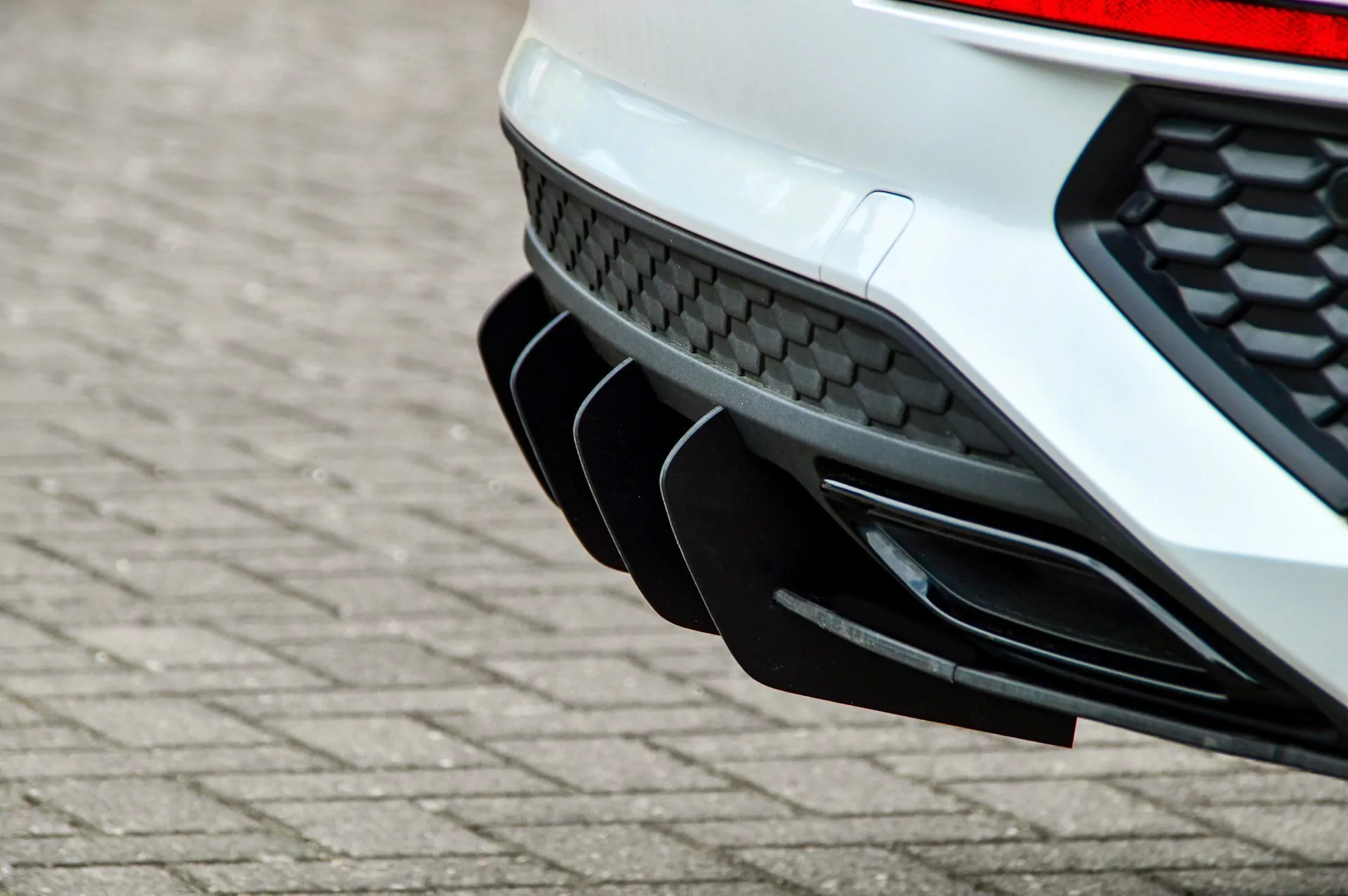 Gefräster Heckansatz aus ABS für Audi A3 S3 8Y S-Line Limousine