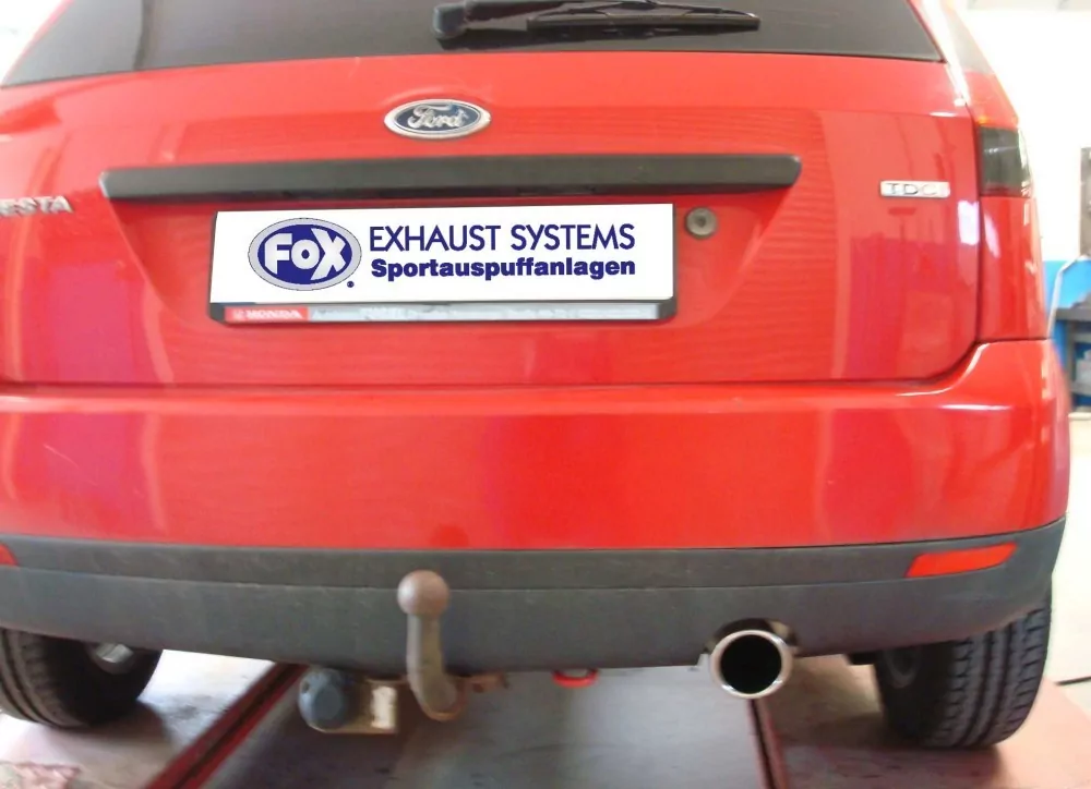 Ford Fiesta VI - Diesel  Endschalldämpfer inkl. Verbindungsrohr zum Kat - 1x90 Typ 16