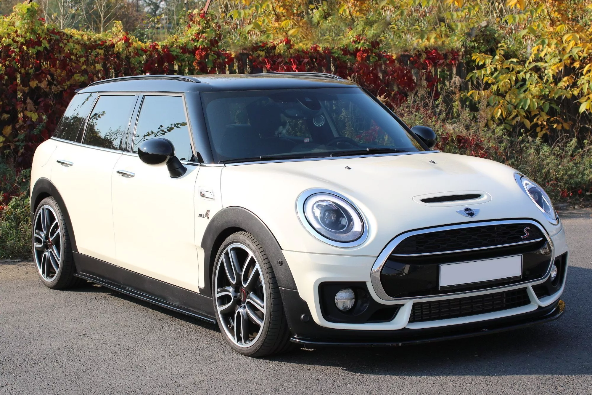 Seitenschweller Ansatz Passend Für Passend Für MINI CLUBMAN S MK2 (F54) JCW Schwarz Hochglanz Schwarz Hochglanz