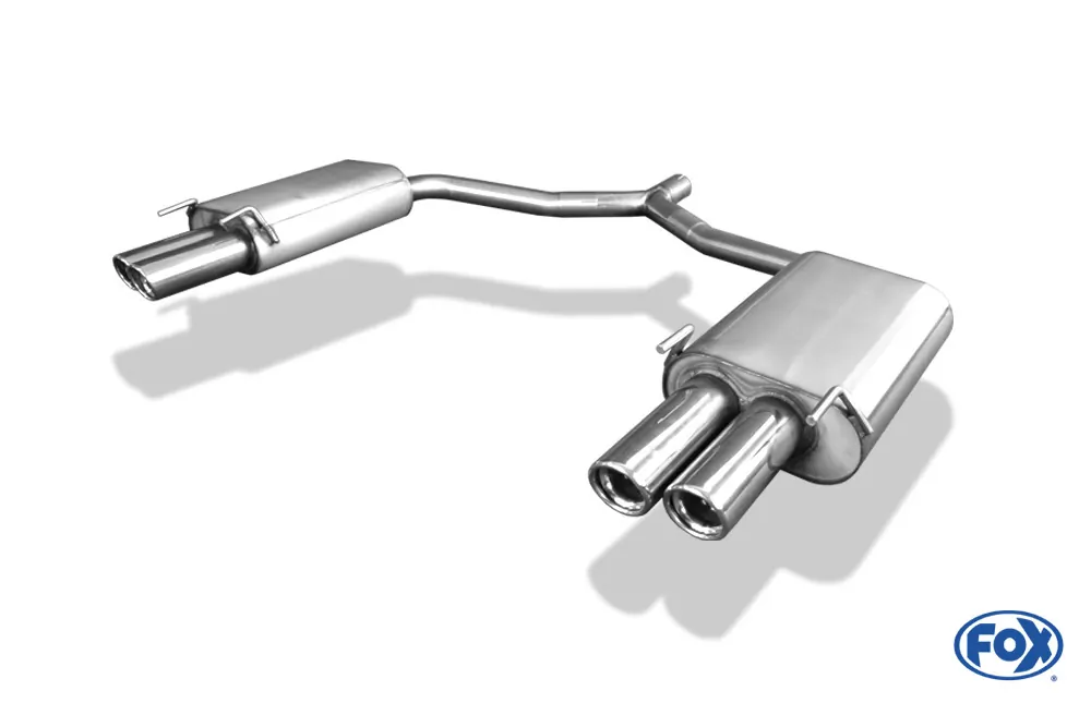 Opel Vectra C GTS  Endschalldämpfer rechts/links zweiflutig - 2x76 Typ 17 rechts/links
