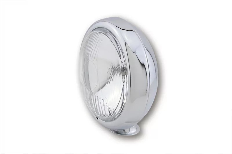 SHIN YO 4 1/2 Zoll Fernscheinwerfer, flaches Gehäuse, verchromt E-geprüft
