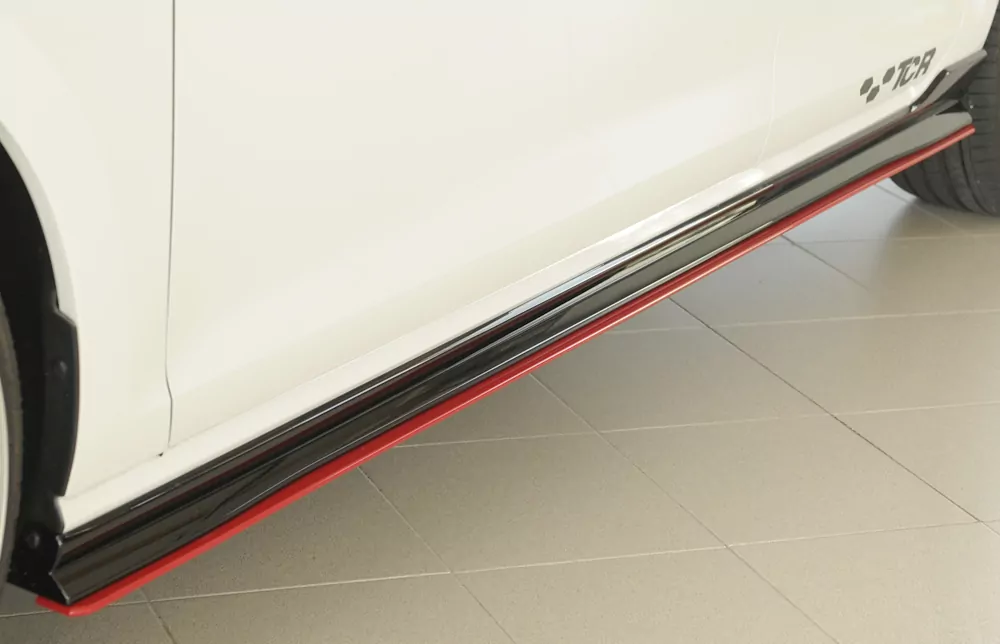 Rieger Seitenschwelleransatz für VW Golf 7 GTI-TCR | 5-tür. 01.19- für orig. GTI-TCR - Seitenschweller