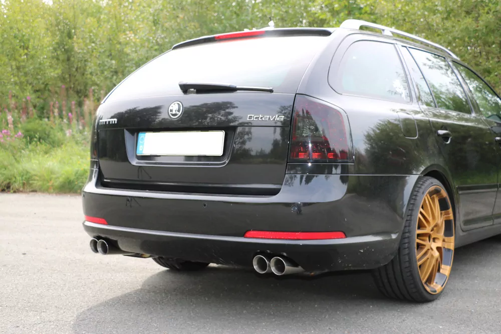 Skoda Octavia Typ 1Z RS inkl. Facelift  Endschalldämpfer rechts/links - 2x76 Typ 25 rechts/links